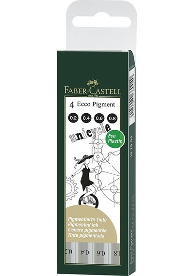 Faber Castell Ecco Pigment 4Lü Çizim Kalemi 167004