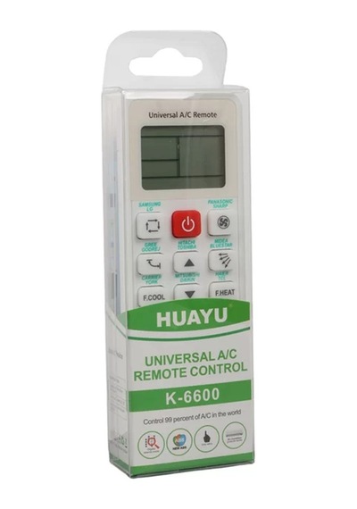 Sh Huayu K-6600 Üniversal Akıllı Klima Kumandası 99% Uyumluluk Lcd Ekranlı Najmaddin