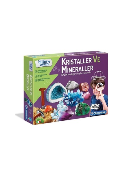 Clementoni Bilim ve Oyun Kristaller ve Mineraller Cle-64964