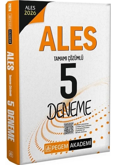 Pegem 2026 Ales 5 Deneme Çözümlü Pegem Akademi Yayınları