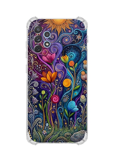 Printify Samsung Galaxy A13 İle Uyumlu Düşlerin Dansı Serisi Rüyalar Ötesi Tasarımlı Uv Baskılı Köşe Korumalı Antişok Kılıf Şeffaf