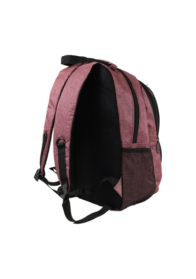 Escape Esc 307 Çizgili Polyester Kumaş Sırt Çantası Gül Kurusu Gülkurusu