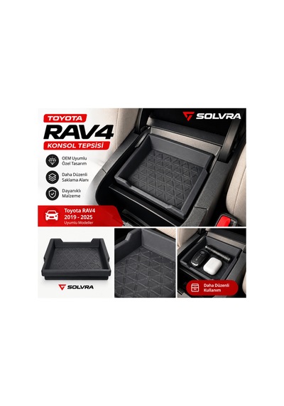 Toyota Rav4 Konsol Düzenleyici Tepsi 2019-2025