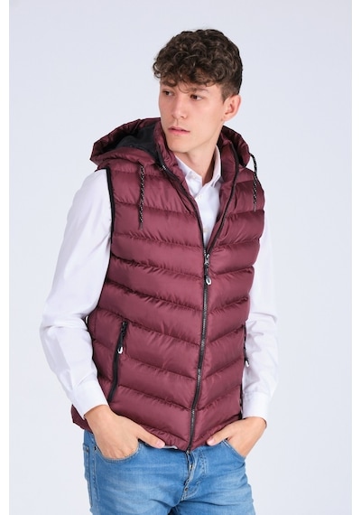 Everest Unısex Jel Dolgu Şişme Yelek Bordo