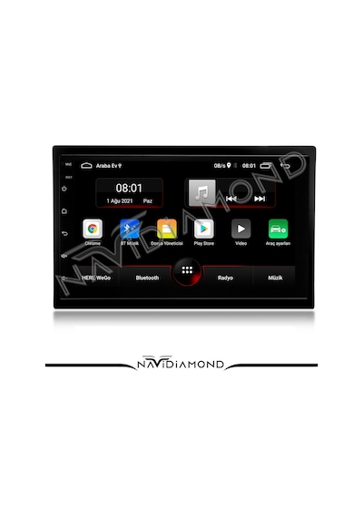 Navidiamond Mx71S 7 Inch 2 Gb Ram Android 10.1 Multimedia Teyp