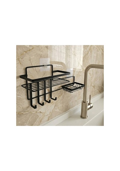 Farist Bath Çok Amaçlı Banyo Düzenleyici Siyah 5 Adet
