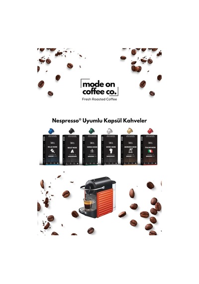 Beast Mode Nespresso Uyumlu Alüminyum Kapsül Kahve Seti - 60 Adet