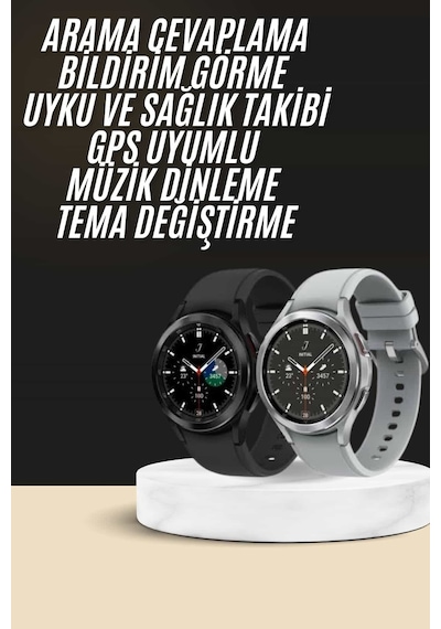 Yeni Nesil Akıllı Saat Çağrı Cevaplayabilen Plastik 47 Mm Uyumlu Kordon - Lisinya