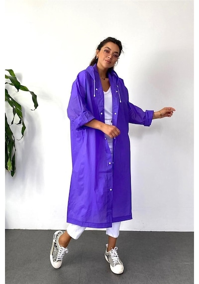 Yağmurluk Unisex Mrc 881 - Mor-7431 - Mor