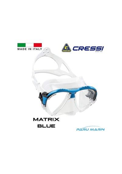 Parumarin Cressi Matrix Blue Dalış Ve Yüzme Maskesi