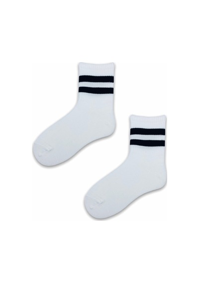 Socks Stores Erkek Kadın Çorap Soket Beyaz Corap Beyaz Desenli Çoraplar Beyaz