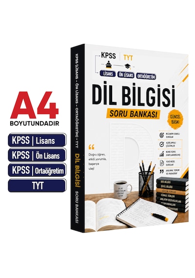 Kpss-tyt Dil Bilgisi Soru Bankası Ösym Tarzında Yeni Nesil Sorular Güncel Baskı