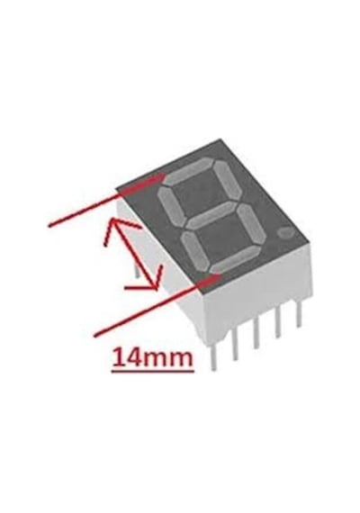 Display 14Mm 7 Segment Ortak Katot
