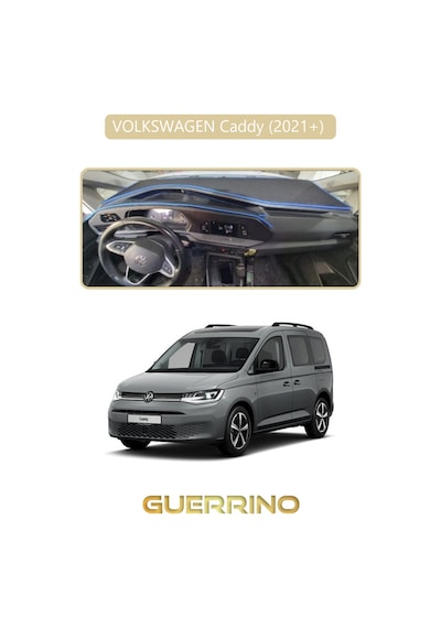 Volkswagen Caddy 2021+ Torpido Koruma Halısı Bej Kenar