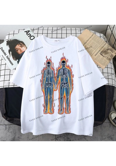 Adrift Y2k Unisex Harajuka Anime Retro Kawai Kuromi T-shirt Kod Rertr Startmore 6644 Siyah
