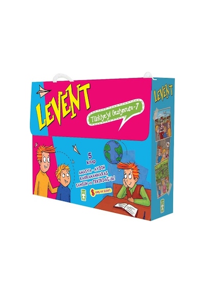 Levent Türkiye'yi Geziyorum 7 Set (5 Kitap)-Mustafa Orakçı-Timaş Çocuk