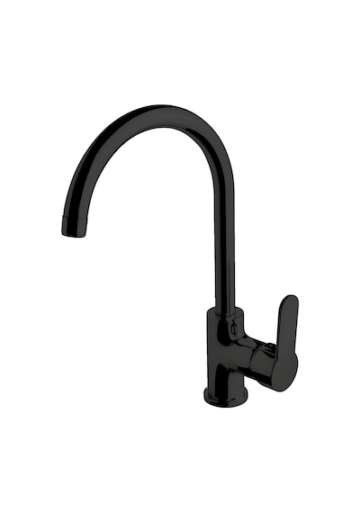 Domino Siyah Banyo,evye,çanak Lavabo Bataryası Set 971511b-971001b Siyah