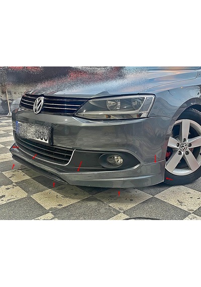 Jetta Mk6 10-14 Ön Tampon Eki - Plastik - Boyasız