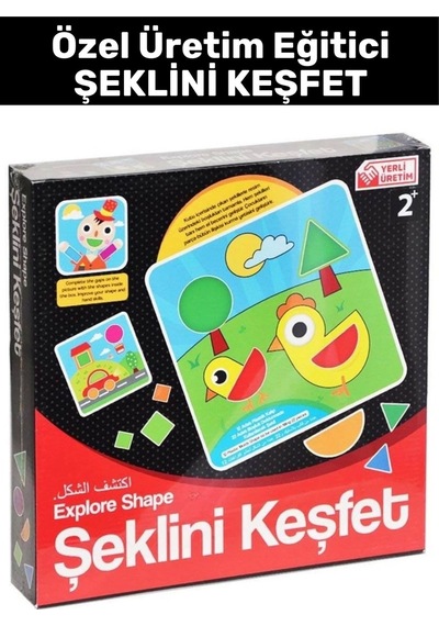 Özel Seri El Becerisi Geliştirici Renkleri Tanıma Parça Bütün İlişkisi Geliştirici Şeklini Keşfet