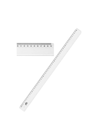 Plastik Cetvel 50 CM