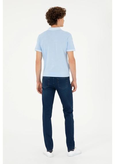 U.S. Polo Assn. Erkek Mavi Jean Slim Fit Pantolon