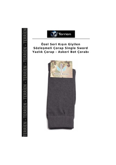 Terrien Özel Seri Kışın Giyilen Sözleşmeli Çorap Single Sword Yazlık Çorap - Askeri Bot Çorabı Çok Renkli Terrien Özel Seri Kışın Giyilen Sözleşmeli Çorap Single Sword Yazlık Çorap - Askeri Bot Çorabı Çok Renkli