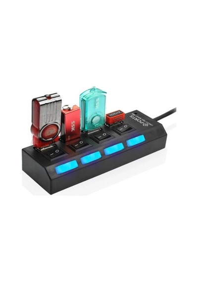 4 Port High Speed Hızlı Usb 2.0 Çoklayıcı Hub Switch