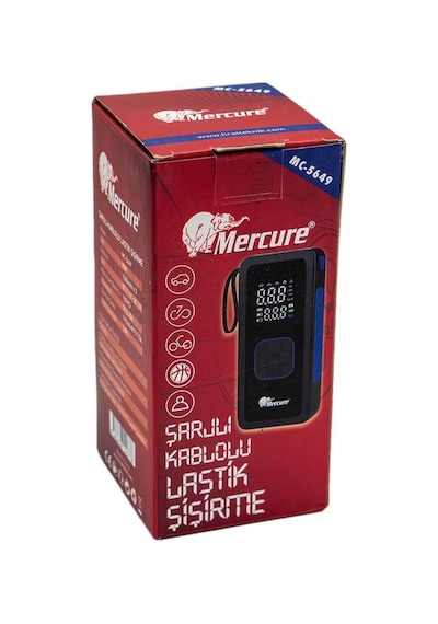 Mercure Mc-5649 Şarjlı Ve Kablolu Lastik Şişirme