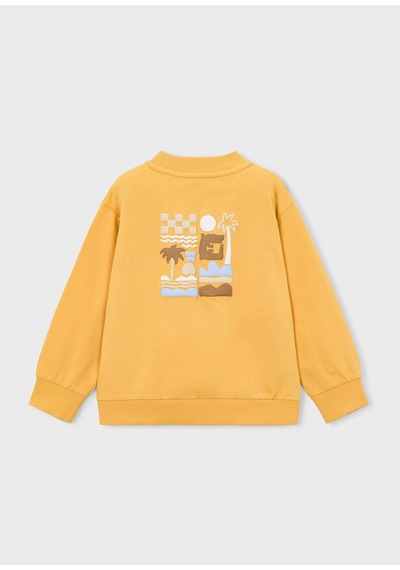 Mayoral Erkek Çocuk İki İplik Sweatshirt Sarı