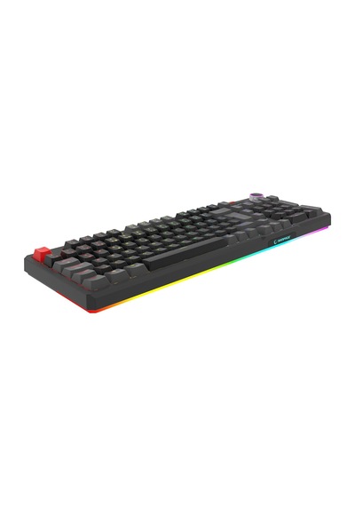 Loyal Usb Hot Swap Rgb Red Switch Mekanik Gaming Oyuncu Klavye Siyah/gri