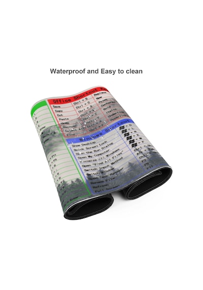 Tr Excel Word Power Point Kısa Kesim Kısayollar Tuşlar Bilgisayar Komut İstemi Dağ Mouse Pad Oyun Klavyesi Mousepad