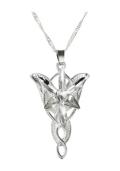 Jwl Arwen Evenstar Akşam Yıldızı Kolye Yüzüklerin Efendisi Kolyes Beyaz