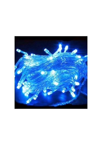 10 Metre 100 Led Mavi Led Işık Yılbaşı Ağacı Işığı 220 V Mavi Işık Mavi Noel Işığı Yılbaşı Işıkları Mavi