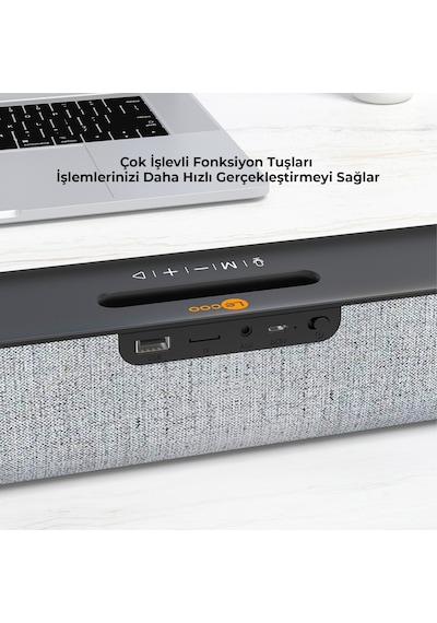 Lecoo DS108 Kablosuz Bluetooth 10W Soundbar Taşınabilir Stereo Hoparlör