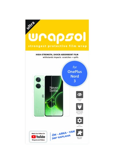 Oneplus Nord 3 Full Body 360 Derece Tam Kaplama Poliüretan Film