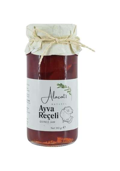 Alaçatı Naturel Ayva Reçeli Doğal Meyveli Katkısız Reçel 300 G