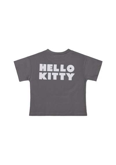Hello Kitty 2-5 Yaş Tişört - Gri Çok Renkli