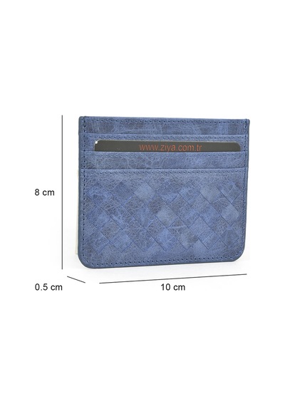 Ziya, Unisex Hakiki Deri Kartlık 1539852z06 Kot Mavi 1539852z06 822 Kot Mavi