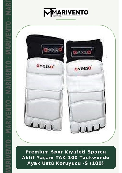 Premium Spor Kıyafeti Sporcu Aktif Yaşam Tak-100 Taekwondo Ayak Üstü Koruyucu -s 100 Çok Renkli