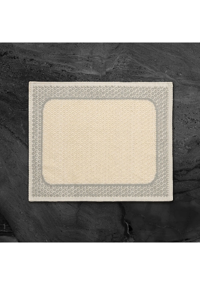Soft Nemi 2'li Banyo Paspası - Bej - 60x100 Cm + 50x60 Cm Renkli