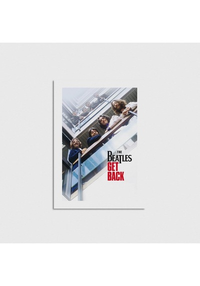 The Beatles Get Back Dizi Posteri Çerçevesiz Poster Duvar Dekorasyonu Pn11p470