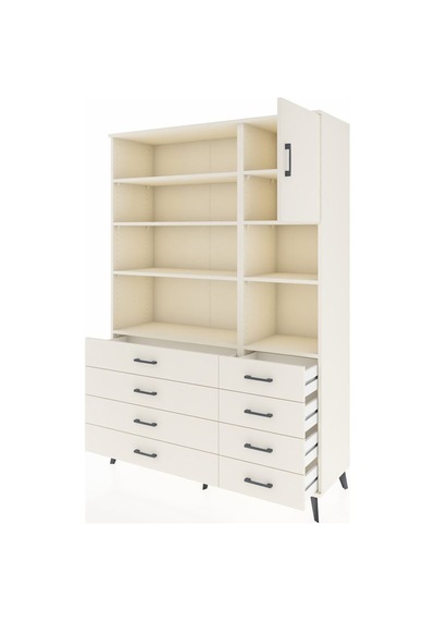 Hyperion Dolap 8 Raflı 8 Çekmeceli Tek Kapaklı 132x44x195 Aytaşı-aytaşı/aytaşı Aytası/aytası Hyperion Dolap 8 Raflı 8 Çekmeceli Tek Kapaklı 132x44x195 Aytaşı-aytaşı/aytaşı Aytası/aytası