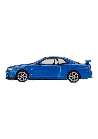 Mını Gt 1:64 Nissan Skyline Gt-r R34 V-spec Bayside Blue
