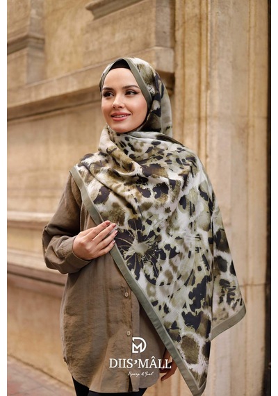 Mimiyum Sarmaşık Leopar Şal Haki