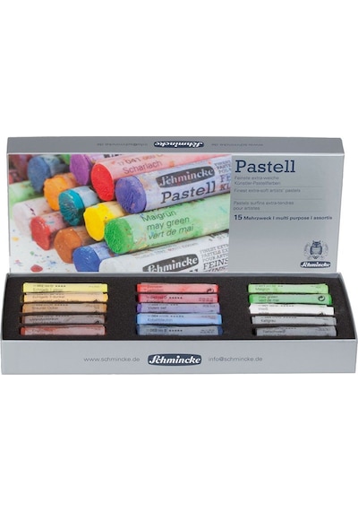 Schmincke Soft Pastel Boya Seti Cardboard 15Li