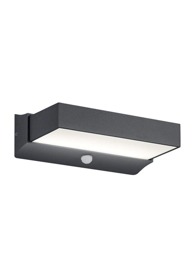Trio Leuchten Cuando Antrasit Led Dış Mekan Duvar Apliği, 11w, Ip54, Hareket Sensörlü, Yukarı-aşağı Işık Lambader Siyah Diğer Trio Leuchten Cuando Antrasit Led Dış Mekan Duvar Apliği, 11w, Ip54, Hareket Sensörlü, Yukarı-aşağı Işık Lambader Siyah Diğer
