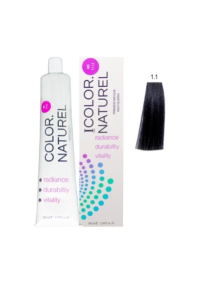 Color Naturel Saç Boyası 1.1 Mavi Siyah 100 Ml