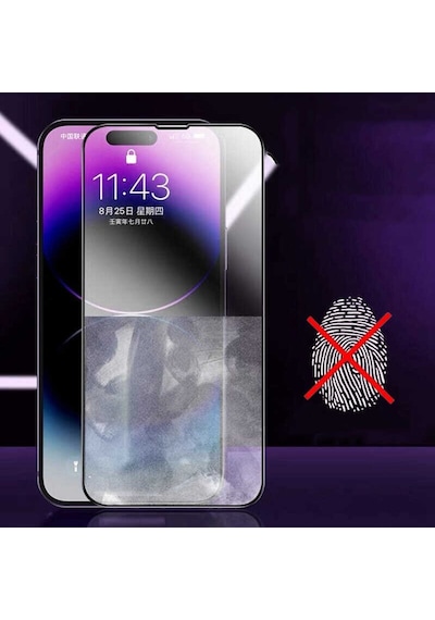 Zore Apple Uyumlu iPhone 15 Pro Max Davin Mat Seramik Ekran Koruyucu