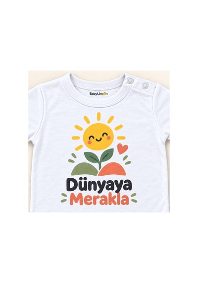 Babylimon Dünyaya Merakla Beyaz Kısa Kollu Çıtçıtlı Bebek Zıbını Beyaz - Dünyaya Merakla - 928161971 Beyaz - Dünyaya Merakla Babylimon Dünyaya Merakla Beyaz Kısa Kollu Çıtçıtlı Bebek Zıbını Beyaz - Dünyaya Merakla - 928161971 Beyaz - Dünyaya Merakla