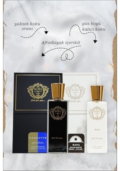 Parfüm Narkotik&amp Rana Parfüm 50+50ml Edp Amber